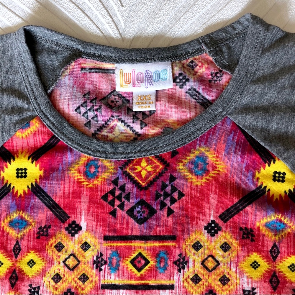 LuLaRoe Randy Baseball Top - Picture 2 of 6